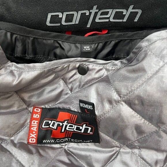 Cortech GX Air 5.0 Black Yellow Full Zip Motorcycle Jacket Womens Size L - Picture 11 of 16